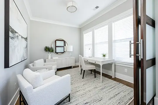 Charleston, SC home office interior design with built-ins Charleston, SC home office interior design with built-ins
